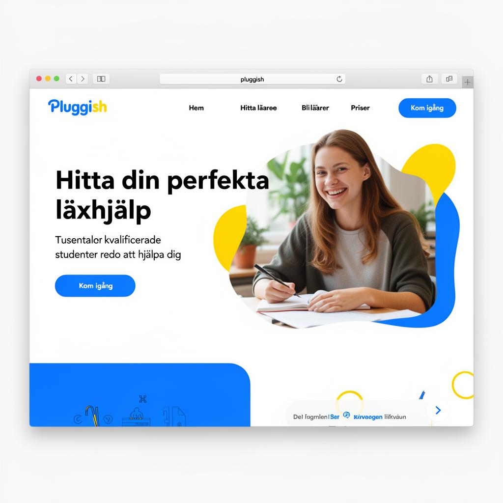 Pluggish hemsida